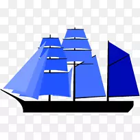 帆船，桅杆，帆船