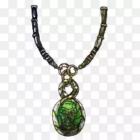 护身符珠宝项链巫师魅力和吊坠-护身符