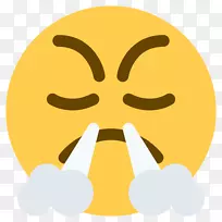 Emojipedia符号面对计算机图标-愤怒的表情符号