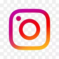 电脑图标Instagram标志贴标