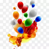 祝你生日快乐，玩具气球周年纪念-气球