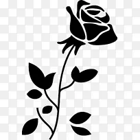 花束玫瑰纸刺绣玫瑰