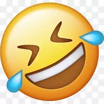 脸上带着喜悦的泪水表情剪辑艺术-表情符号