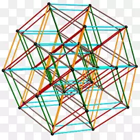 6立方体超立方体准晶菱形三面体