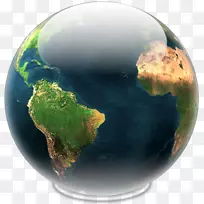 地球电脑图标剪贴画-地球