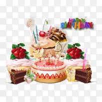 生日蛋糕结婚纪念日派对-Joyeux周年纪念