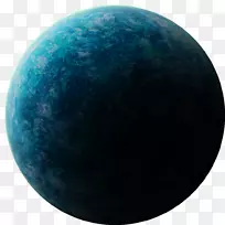 地球天王星木星-蓝色
