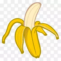 香蕉面包香蕉布丁夹艺术-香蕉