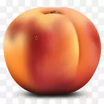 电脑图标桃子夹艺术-杏