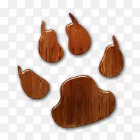 老虎野猫狗爪-水彩画动物