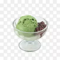 绿茶冰淇淋抹茶-开心果