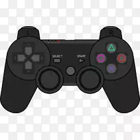 PlayStation 3 PlayStation 4操纵杆游戏控制器剪贴画小游戏