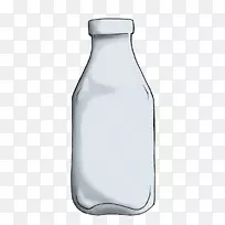 牛奶瓶卡通-牛奶