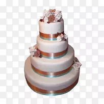 婚礼蛋糕，糖霜蛋糕装饰-婚礼蛋糕