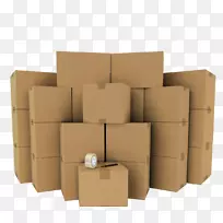 搬运机胶带纸箱包装和标签.包装
