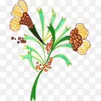 蝴蝶、昆虫、切花、授粉器-装饰