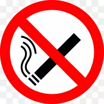 禁烟标志禁止吸烟-吸烟