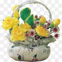花盆花瓶-菊花