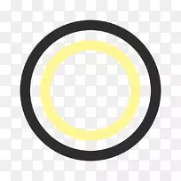 圆形椭圆形区域符号-明亮