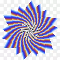 光学错觉螺旋图案几何