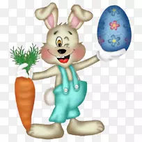 复活节兔子剪贴画-复活节兔子