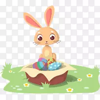 复活节兔子复活节彩蛋复活节兔子