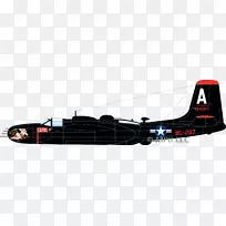 道格拉斯a-26型入侵者飞机马丁xB-51飞机标记