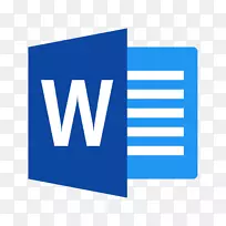 Microsoft Word计算机图标Microsoft Excel Microsoft Office 2013-Word