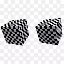 立方体形三维立体立方体