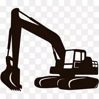 重型机械挖掘机建筑工程反铲施工