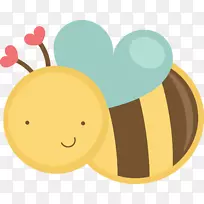 大黄蜂可爱剪贴画-可爱