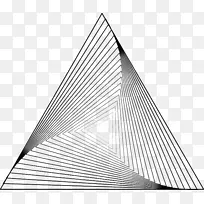 三角形几何镶嵌剪贴画.几何图案