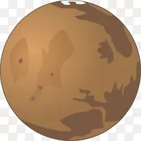 火星行星剪贴画-素描