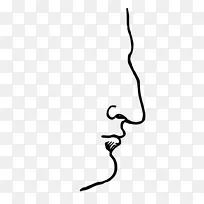 人鼻鹰型鼻
