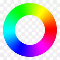 彩色轮式计算机图标rgb颜色空间颜色