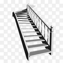 楼梯着色书梯子扶手建筑工程.楼梯