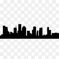 休斯敦天际线市中心休斯敦北角休斯敦电动天际线驱动城市轮廓
