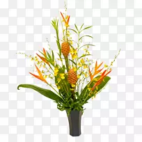 夏威夷花束切花花卉设计-热带花卉