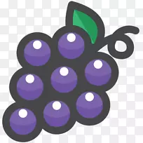 普通葡萄电脑图标水果浆果葡萄