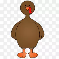 感恩节电脑图标剪贴画-火鸡