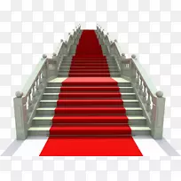 楼梯红地毯-红地毯