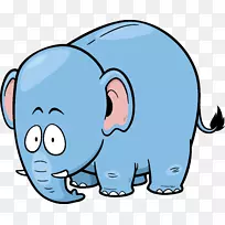 卡通版税-免费大象-大象