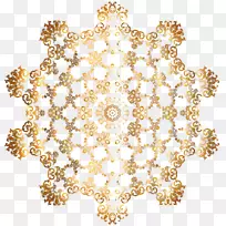 金花设计剪贴画-金花