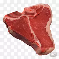 火腿骨牛排肉小牛肉牛排