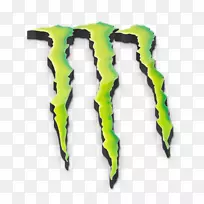 怪物能量饮料标志剪辑艺术-能量