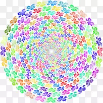 圆花剪贴画-母题