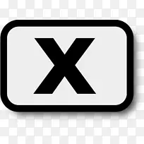 计算机键盘计算机图标添加n到(X)-x