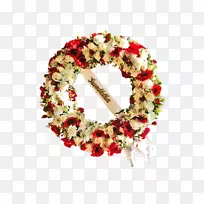 花环花束花卉设计-葬礼