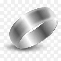 结婚戒指银首饰订婚戒指结婚戒指