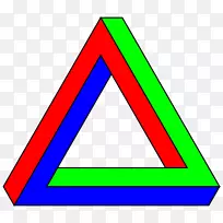 彭罗斯三角不可能的物体剪贴画